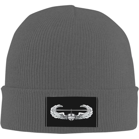 Proud Army Air Assault Wings Knit Hat Soft Classic Stretchy Beanie Cap Winter Warm Hats for Women Men Skull Cap