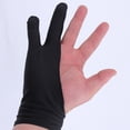 thumbnail image 4 of Cateissary Guantes de dibujo negros para artistas, ligeros y cómodos para bolígrafo y lápiz, guantes para dibujar Suministros de escritura y corrección S, 4 of 6