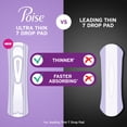 thumbnail image 3 of Almohadillas Poise Ultra Thin para incontinencia y posparto, 22 unidades, 3 of 9
