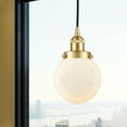 thumbnail image 4 of 616-1PH-SN-G204-6 Innovations Lighting Beacon - 1 Light Mini Pendant In Industrial Style-9.5 Inches Tall and 6 Inches Wide-Brushed Satin Nickel, 4 of 7