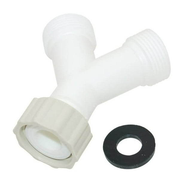 Washing Machine Y Piece, Plastic 3/4 Hose Connector, Appliance Inlet