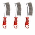 thumbnail image 1 of Juego de cepillos de alambre JM 3 piezas Acero inoxidable grado industrial, 1 of 4