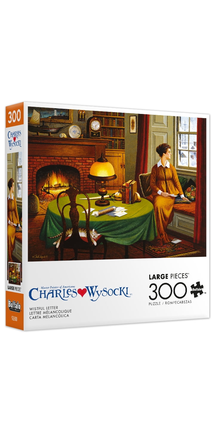 Buffalo Games Wistful Letter 300-Piece Interlocking Jigsaw Puzzle for Adults Ages 14-99 Years