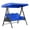 Blue, variant on Swing Canopy Replacement Waterproof Swing Top Cover -Outdoor 3 Seater orch Swing Seat Canopy Cover for Garden Patio, Summer Shade Structure (Swing Not Included / 75"x47"x7.8")