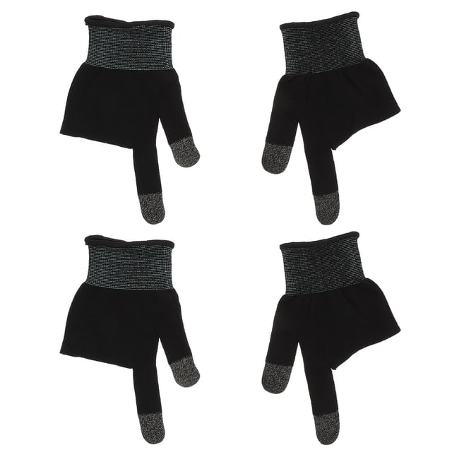 MERRYHAPY 2Par Guantes De Doble Dedo Para Juegos Con Tejido Ajustable Y Absorción De Sudor