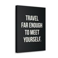 thumbnail image 2 of Inspirational Wall Art Travel Far Meet Yourself Motivation Wall Decor for Home Office Gym Inspiring Success Quote Print Ready to Hang Unframed, 2 of 13