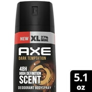Axe Dark Temptation Long Lasting Men's Deodorant Spray, Dark Chocolate, 5.1 oz