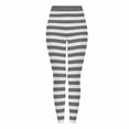 thumbnail image 3 of QATAINLAV Women's Fashion Stripe Printed Leggings Elastic High Waisted Workout Yoga Pants Halloween Tight Bottoms, Dark Gray, L, Birthday Gifts, 3 of 10