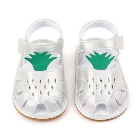 

Baby Summer Breathable Anti-skid Pineapple Sandal Toddler Flat Prewalker Shoes