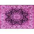 thumbnail image 1 of Ahgly Company Indoor Rectangle Medallion Pink Traditional Area Rugs, 5' x 7', 1 of 4