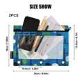 thumbnail image 4 of FORMRS 2 Pack Pencil Pouch for 3 Ring Binder with Clear Window Zipper Case, Blue Abstract, 4 of 6