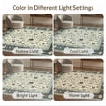 thumbnail image 7 of ODIKA 4'x6' Ultra-Soft Area Rug, Farmhouse Vintage Distressed Lattice Botanical Scroll Desk Dining None Washable, Bare feet friendly, Silk-Touch for Bedroom Home office, 7 of 7