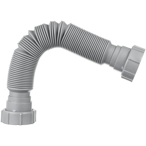 CIMAXIC Grey Plastic Tubing, Flexible and Stretchable, Perfect for Use in Kitchen and Bathroom Sink Applications