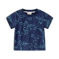 thumbnail image 3 of BOOMNY Toddler Boys Short Sleeve T Shirts Cartoon Graphic T-Shirts Loose Tee Tops, Sizes 18-24 Months, 3 of 7