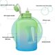 thumbnail image 5 of Botella de agua deportiva de 2 litros con pajita, gran capacidad, para fitness, con escala, tetera con gradiente, botella de agua portátil de plástico para exteriores, 5 of 5