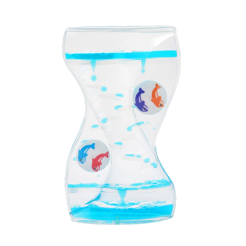 Papaba Hourglass,Moving Drip Oil Hourglass Liquid Bubble Timer Kids Toy