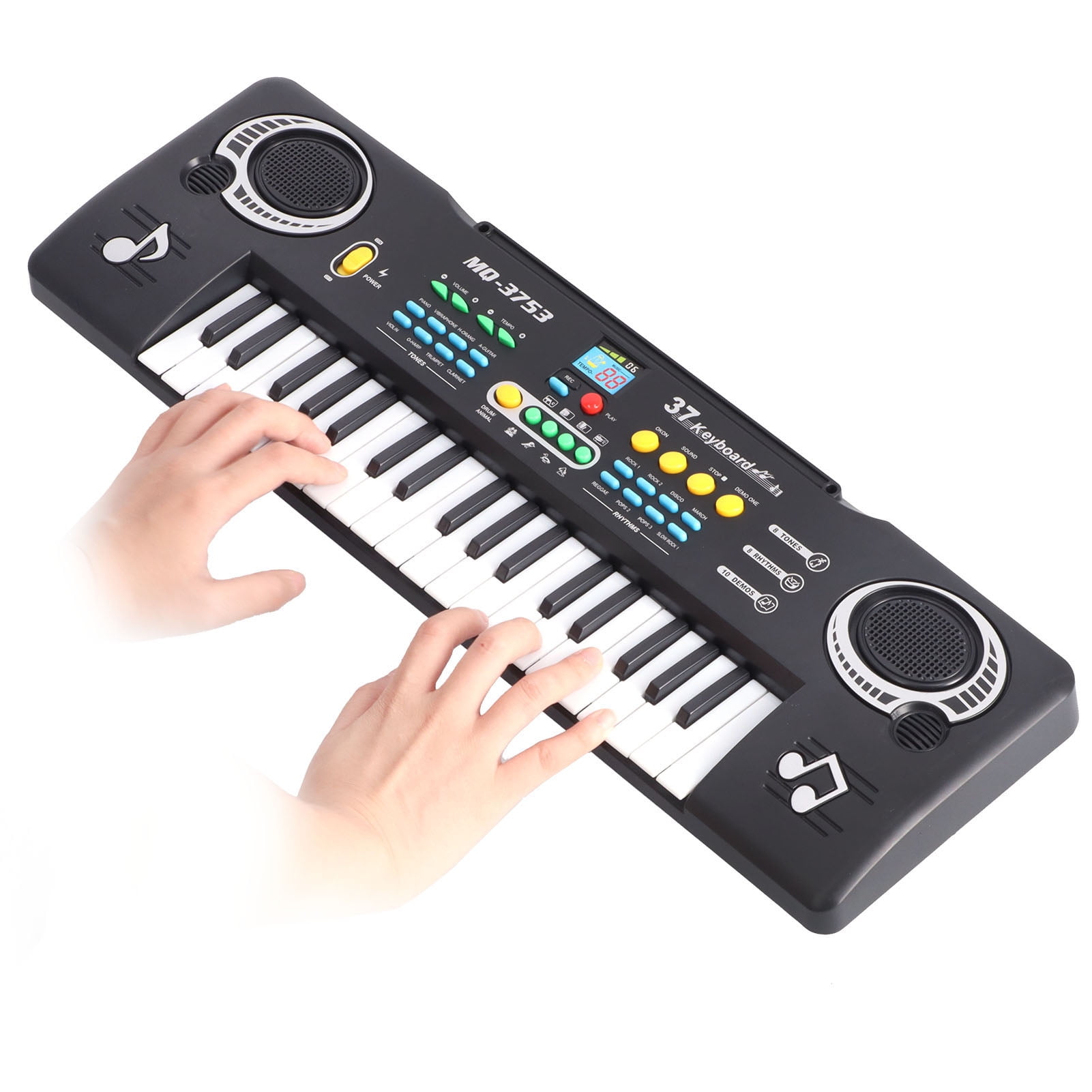 FTVOGUE Multifunctional Piano Keyboard,Polystyrene Electric Piano,Kids