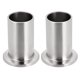 thumbnail image 1 of Ferrule de clamp de soldadura larga de acero inoxidable 304 se adapta a clamp 28mm x 50mm 2Pcs, 1 of 4