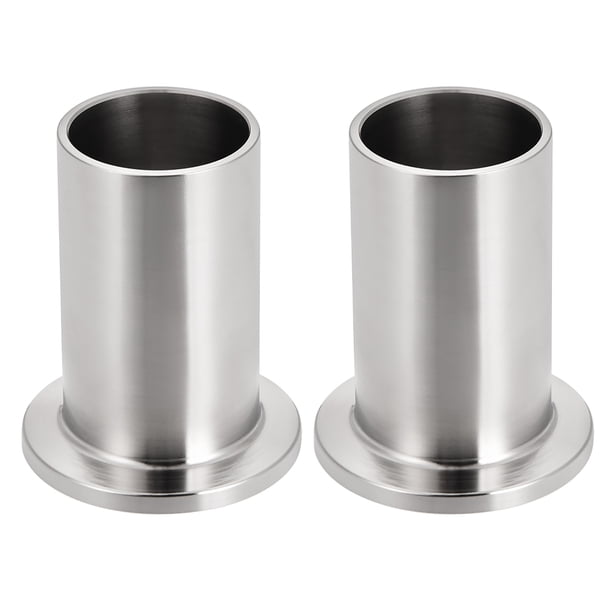 Ferrule de clamp de soldadura larga de acero inoxidable 304 se adapta a clamp 28mm x 50mm 2Pcs