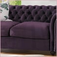 thumbnail image 2 of Traditional Chesterfield Loveseat Sofa with Deep Tufting & Nailhead Accents – 61.75” Wide for Living Room, 2 of 10
