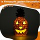 thumbnail image 4 of Pineapple Lantern - Yellow Light Halloween Pineapple Lantern Decoration Resin Pineapple Lantern wit, 4 of 5