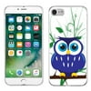 Slim-Fit Case for Apple iPhone 8, OneToughShield Â® Premium TPU Gel Phone Case - Blue Owl