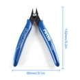 thumbnail image 4 of TFixol3D Printer Parts Wire Cable Cutter Flush Pliers Lightweight Side Cutting Snips Nippers Shears Comfortable Handle DIY Electronic Diagonal Pliers Tool, 4 of 7