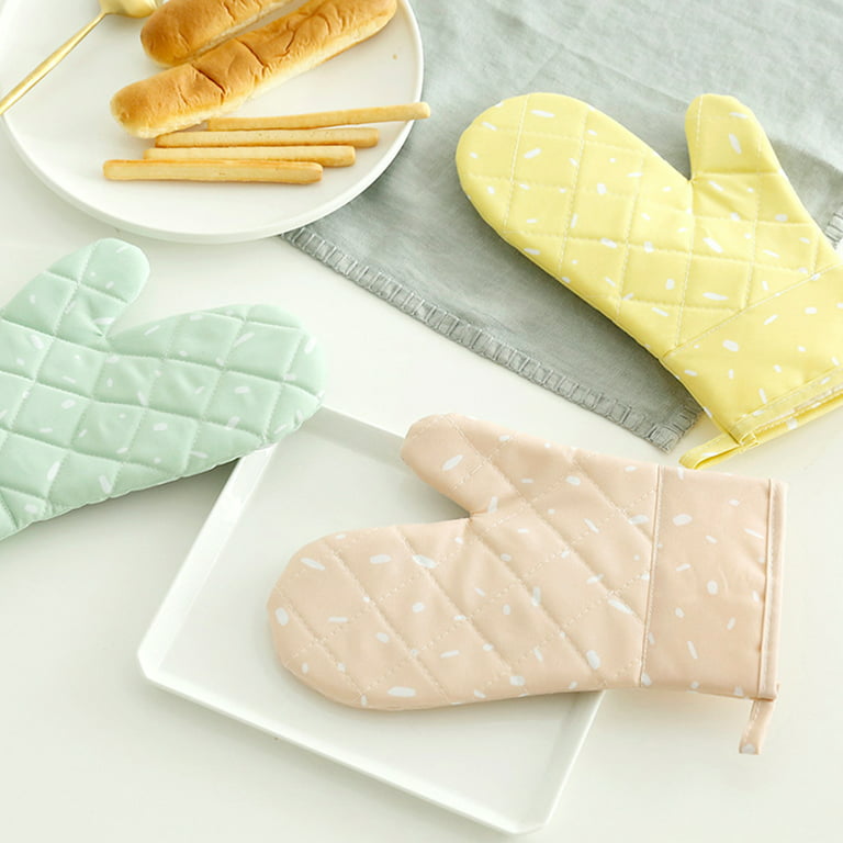 Silicone Oven Mitts and Pot Holders, Heavy Duty Cooking Gloves, Advanced  Heat Resistance, Non-Slip Textured Grip 