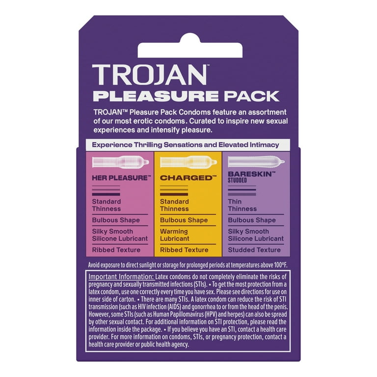 condoms with most lubricant Amazon.com: TROJAN Magnum Large Size Lubricated Condoms, Magnum Condoms, 12  Count : Health & Household main image 0