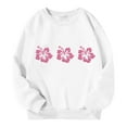 thumbnail image 3 of uikmnh Girls Graphic Sweater Solid Color Hooded Pullover Top Soft Casual Toddler Kids Fashion Outerwear Size:3-4 Years, 3 of 4