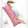 thumbnail image 4 of Pink Pig Body Pillow Cover 20x54 - Kawaii Watercolor Pig Illustration - Cozy Skin-Friendly Pillow Case with Zipper for Bedroom, Sofa, 4 of 5