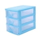 thumbnail image 3 of Mini lucent Drawer type plastic Storage Box（rose red 3 Layers）, 3 of 5