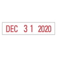 thumbnail image 2 of Xstamper ECO-GREEN VersaDater Line Dater, Message Dater, 1 x 0.16, Pre-Inked, Red, 2 of 3