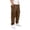 Coffee, variant on Xyant Boys Cargo Pants Drawstring Casual Hiking Pants Joggers Athletic Trousers Cotton Loose Straight Sweatpants for Boy (Khaki,11-12 Years)