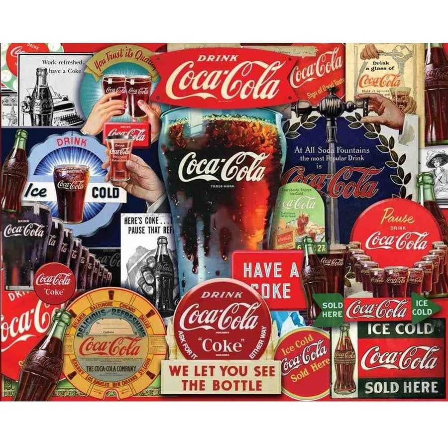 Elektricien salon de jouwe Springbok Coca-Cola Decades Of Tradition 2,000-Piece Jigsaw Puzzle -  Walmart.com