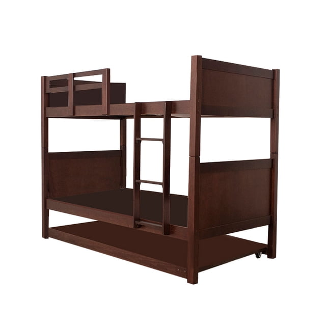 Litera 3 Camas Individuales Yunen Nogal - Kessa Muebles