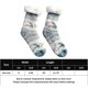 thumbnail image 3 of Calcetines navideños con estampado de ciervos, antideslizantes, 1 par, para niñas y mujeres, color negro Kuymtek Multicolor, 3 of 8