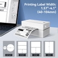 thumbnail image 5 of Label Printer, 4x6 Thermal Bluetooth Shipping Label Maker for Packages, Compatible with Windows iOS Android, Wireless Sticker Printing for Business and Home, 5 of 10