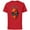 Red, variant on Deadpool Comic The Despicable Deadpool Face & Logo - Short Sleeve Cotton T-Shirt for Adults - Customized-Red