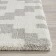 thumbnail image 3 of SAFAVIEH Cambridge Keegan Geometric Wool Area Rug, Gray/Ivory, 8' x 10', 3 of 7