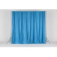 thumbnail image 2 of Solid Poplin Window Curtain or Photography Backdrop 58" Wide - Turquoise, 2 of 6