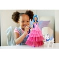 thumbnail image 4 of Mattel Barbie 65 Barbie Doll with Alicorn, Blue/Pink, 4 of 11