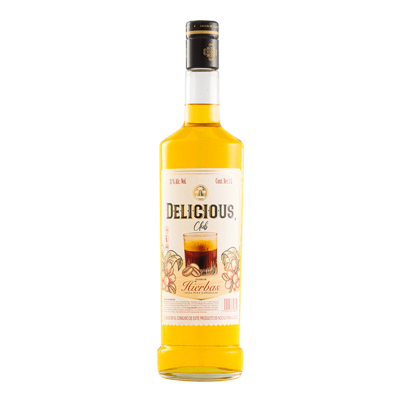 Licor de Sabor Hierbas Delicious Club 1000 Ml Delicious Club Licor