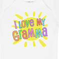 thumbnail image 4 of Inktastic I Love My Gramma Sun and Rainbow Letters Boys or Girls Baby Bodysuit, 4 of 5