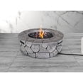 thumbnail image 5 of Living Source International 9'' H x 28'' W Fiber Reinforced Concrete Outdoor Fire Pit (Stone Gray), 5 of 5