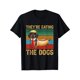 thumbnail image 2 of Están comiendo perro 2025 Vintage divertido Dachshund Wiener salchicha camiseta negra casual de manga corta camiseta deportiva para hombre camiseta para adultos, hombres, mujeres, adolescentes, jóvene, 2 of 6