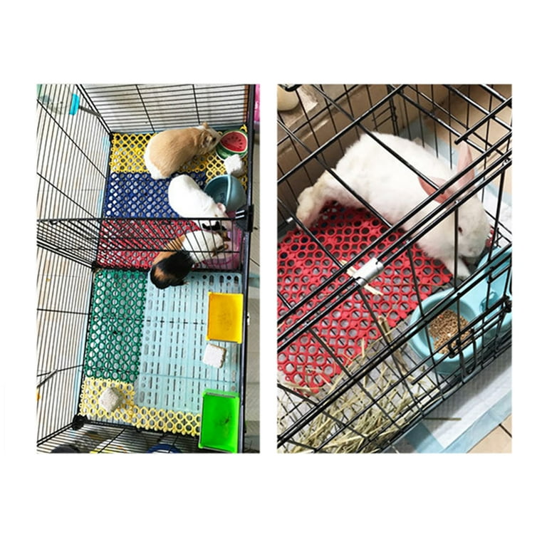 Rabbit Feet Pad Plastic Bunny Cage Floor Mat Foot Resting Hole