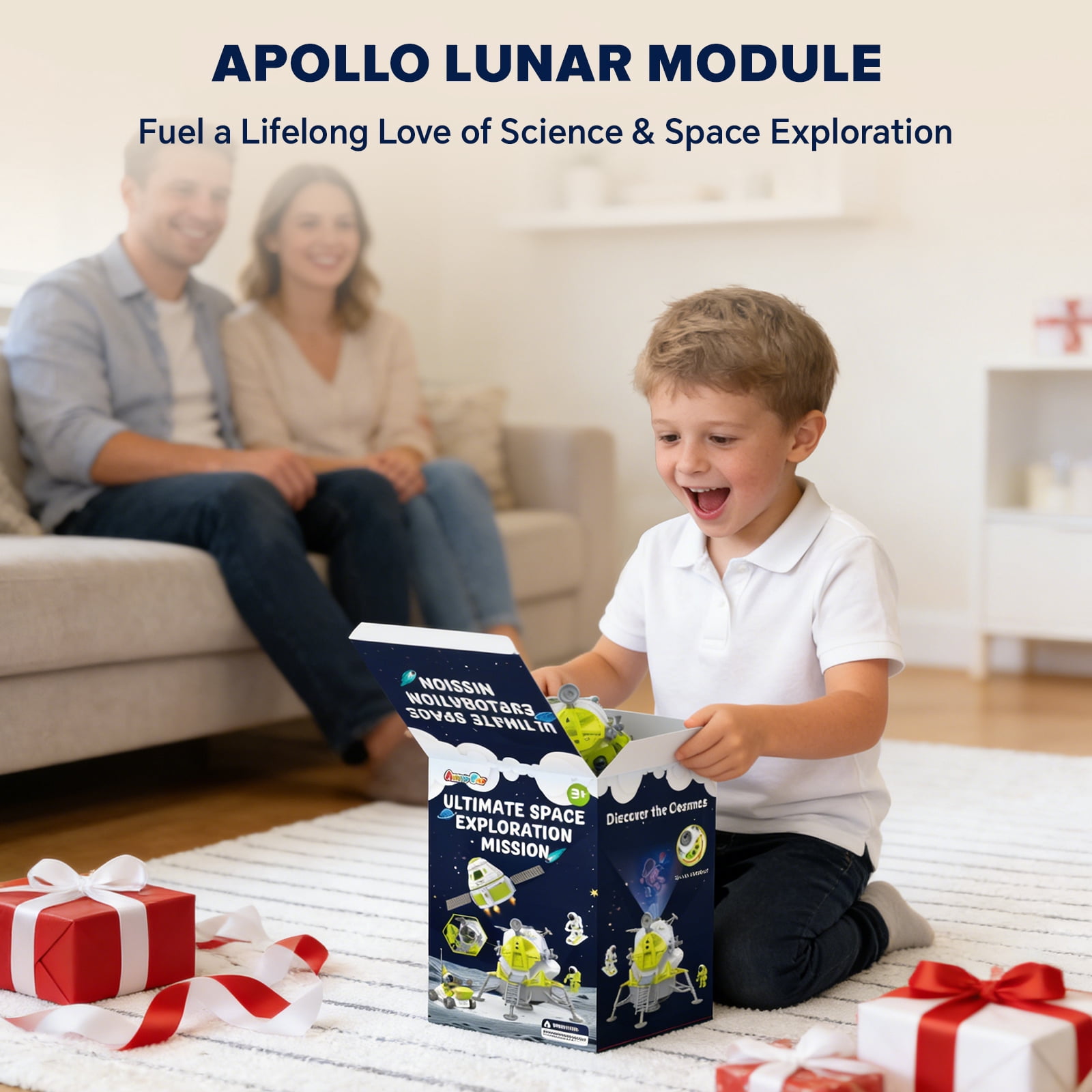 AuntyFey Space Robot Kit for Kids, Educational Science Learning, Building Robot Toys Birthday Gift for Kids