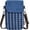 Dark Blue With Ripped Design, variant on Small Canvas Cell Phone Purse Wallet- Handmade Cute Cross Body Phone Purse with Adjustable Shoulder Strap