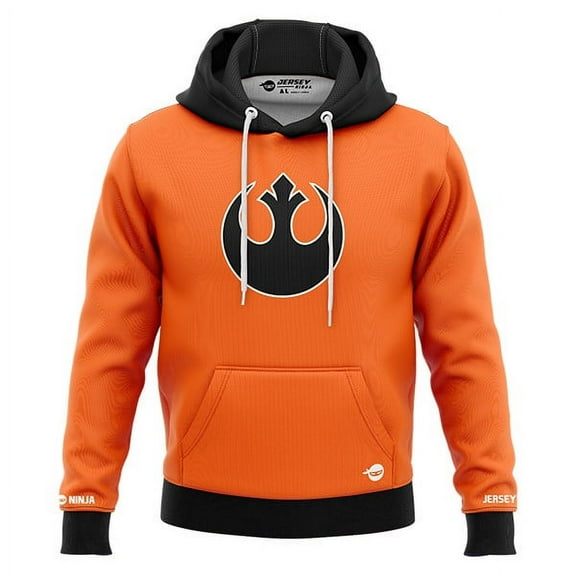 Rebel Alliance Orange Performance Hoodie